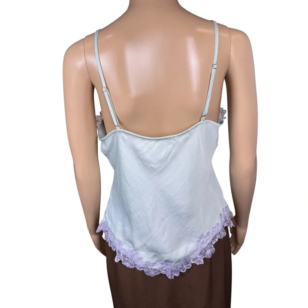 New Free People Sunset Lover Sea Mist Cami Top Size S